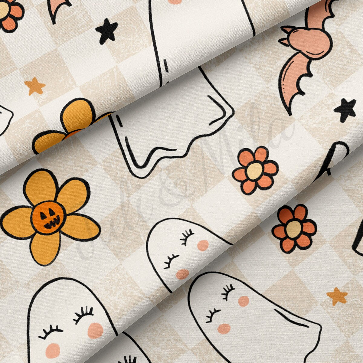 DBP Fabric Double Brushed Polyester Fabric DBP1869 halloween