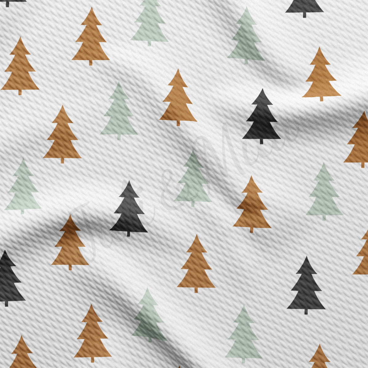 Christmas Trees  Bullet Textured Fabric AA1964 trees