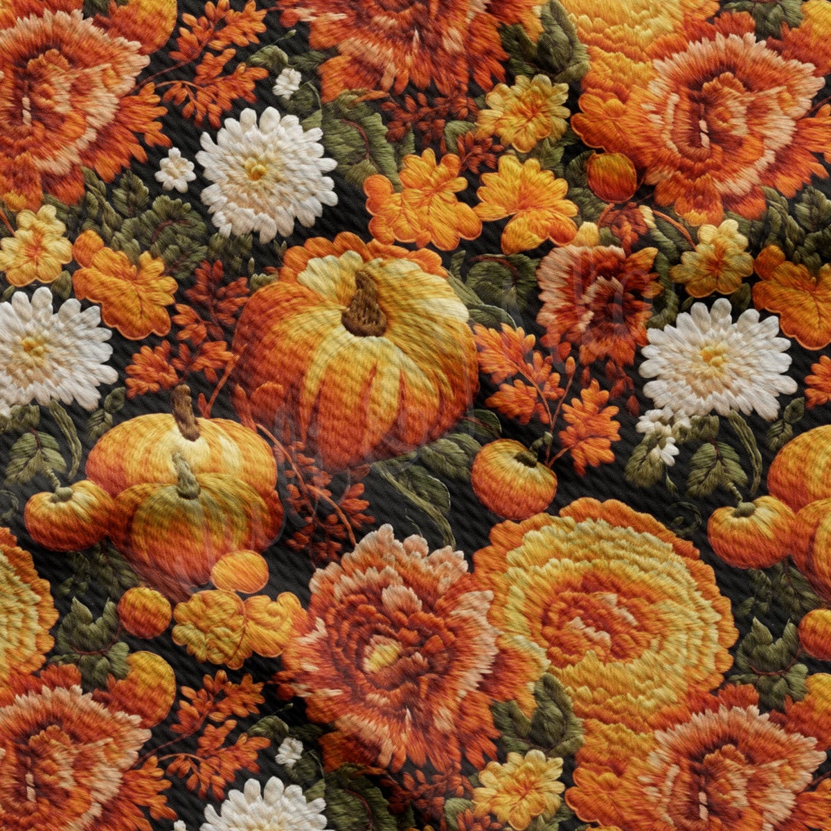 Bullet Textured Fabric  AA1926 flowers Embroidery