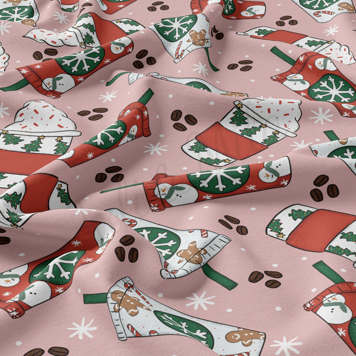 DBP Fabric Double Brushed Polyester DBP2093 Christmas