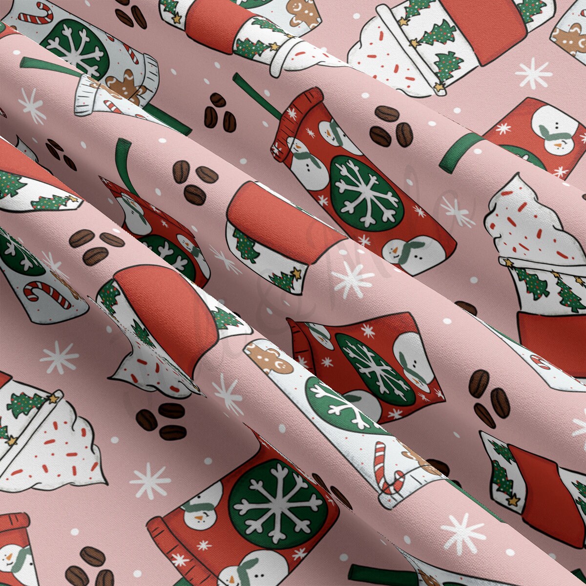 DBP Fabric Double Brushed Polyester DBP2093 Christmas