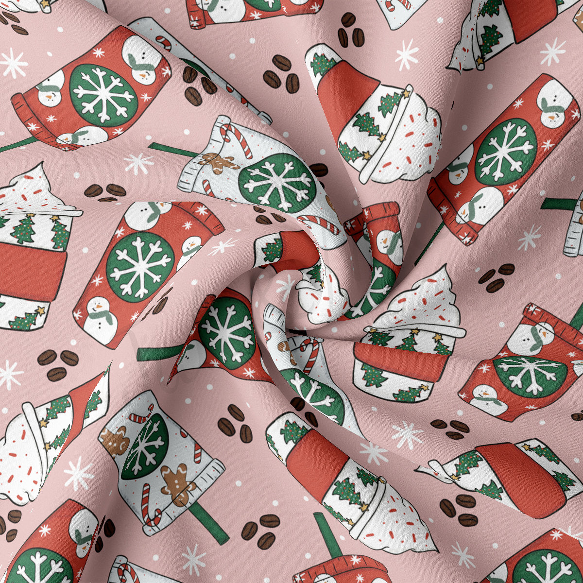 DBP Fabric Double Brushed Polyester DBP2093 Christmas