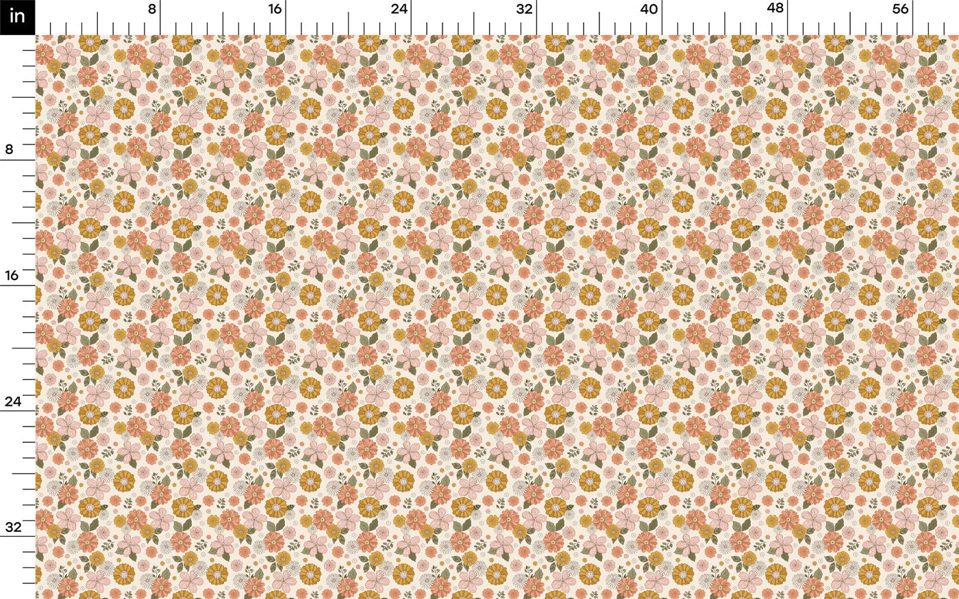 100% Cotton Fabric CTN2194 Floral