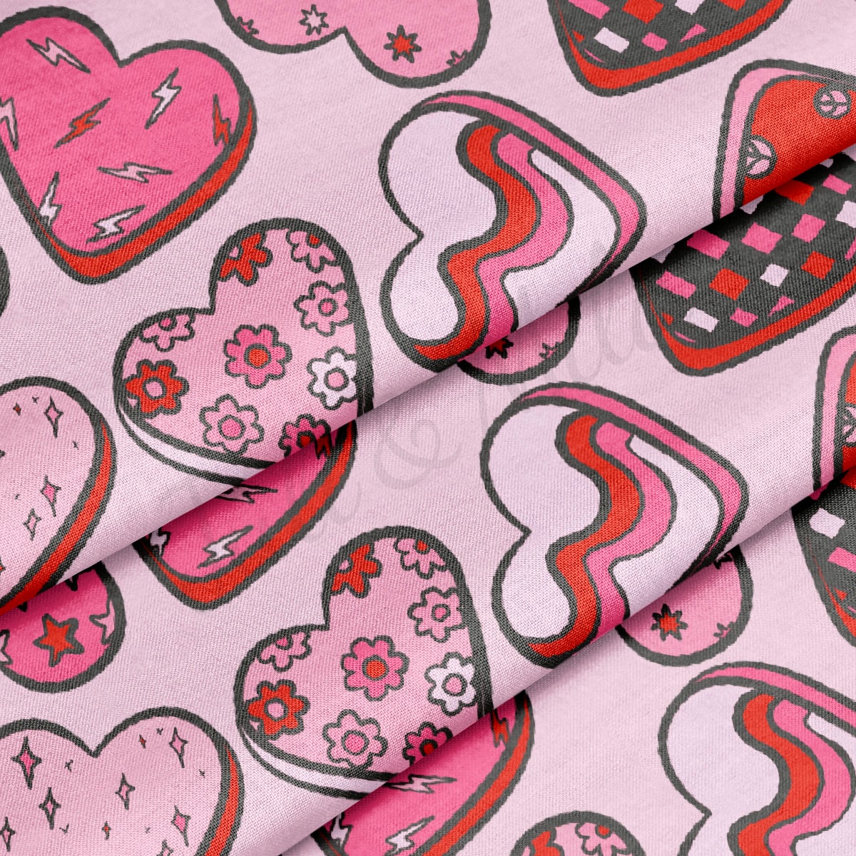 100% Cotton Fabric CTN2206 Valentine's Day