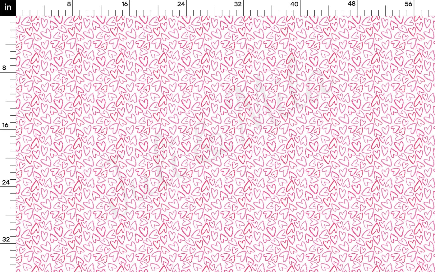 DBP Fabric Double Brushed Polyester DBP2217 Valentine's Day