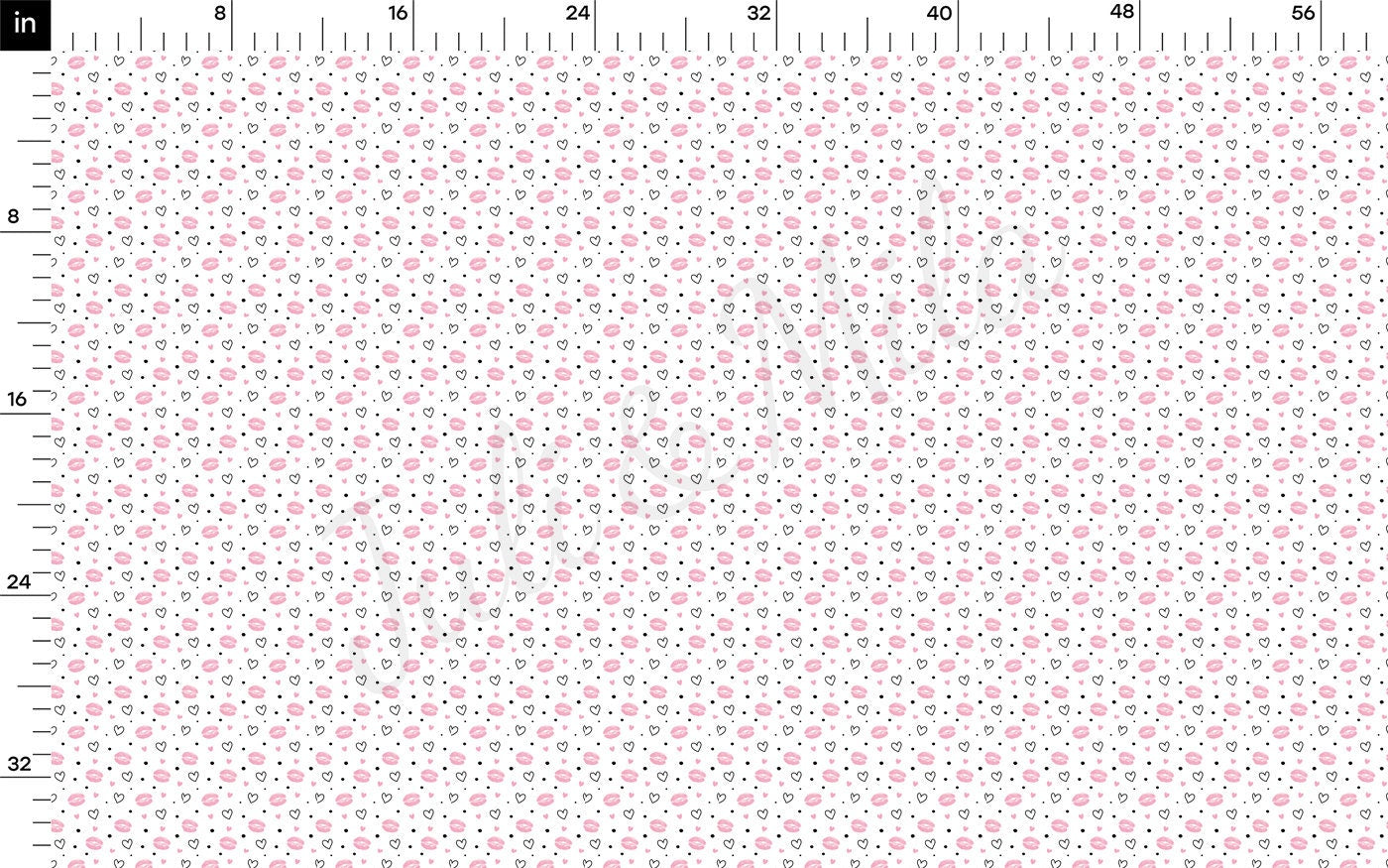 DBP Fabric Double Brushed Polyester DBP2227 Valentine's Day