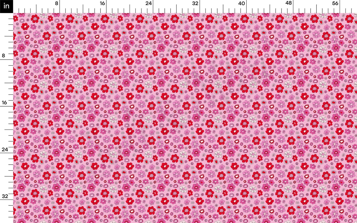 DBP Fabric Double Brushed Polyester DBP2242 Valentine's Day