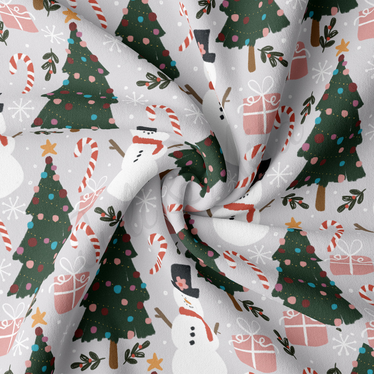 DBP Fabric Double Brushed Polyester DBP2149 Christmas