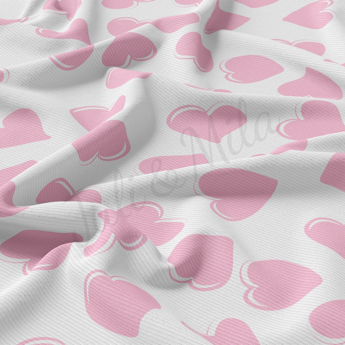 Rib Knit Fabric RBK2234 Valentine's Day