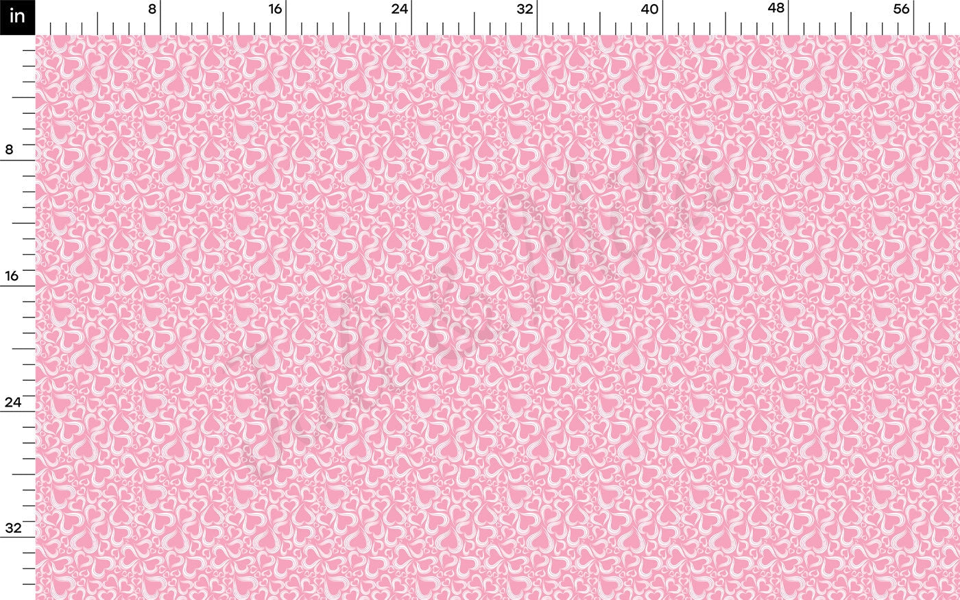 Rib Knit Fabric  RBK2237 Valentine's Day