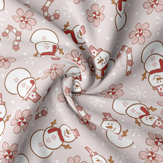 Rib Knit Fabric  RBK2141 Christmas