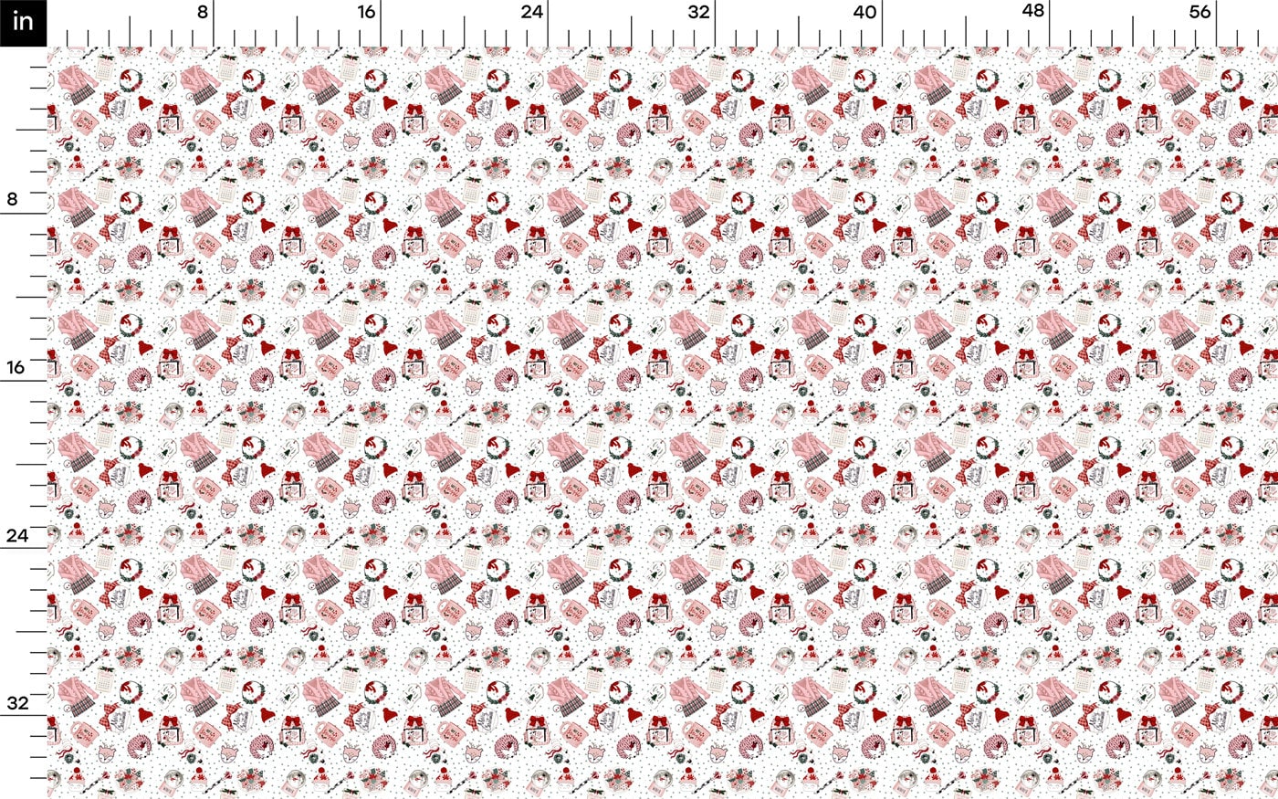 100% Cotton Fabric CTN2184 Christmas