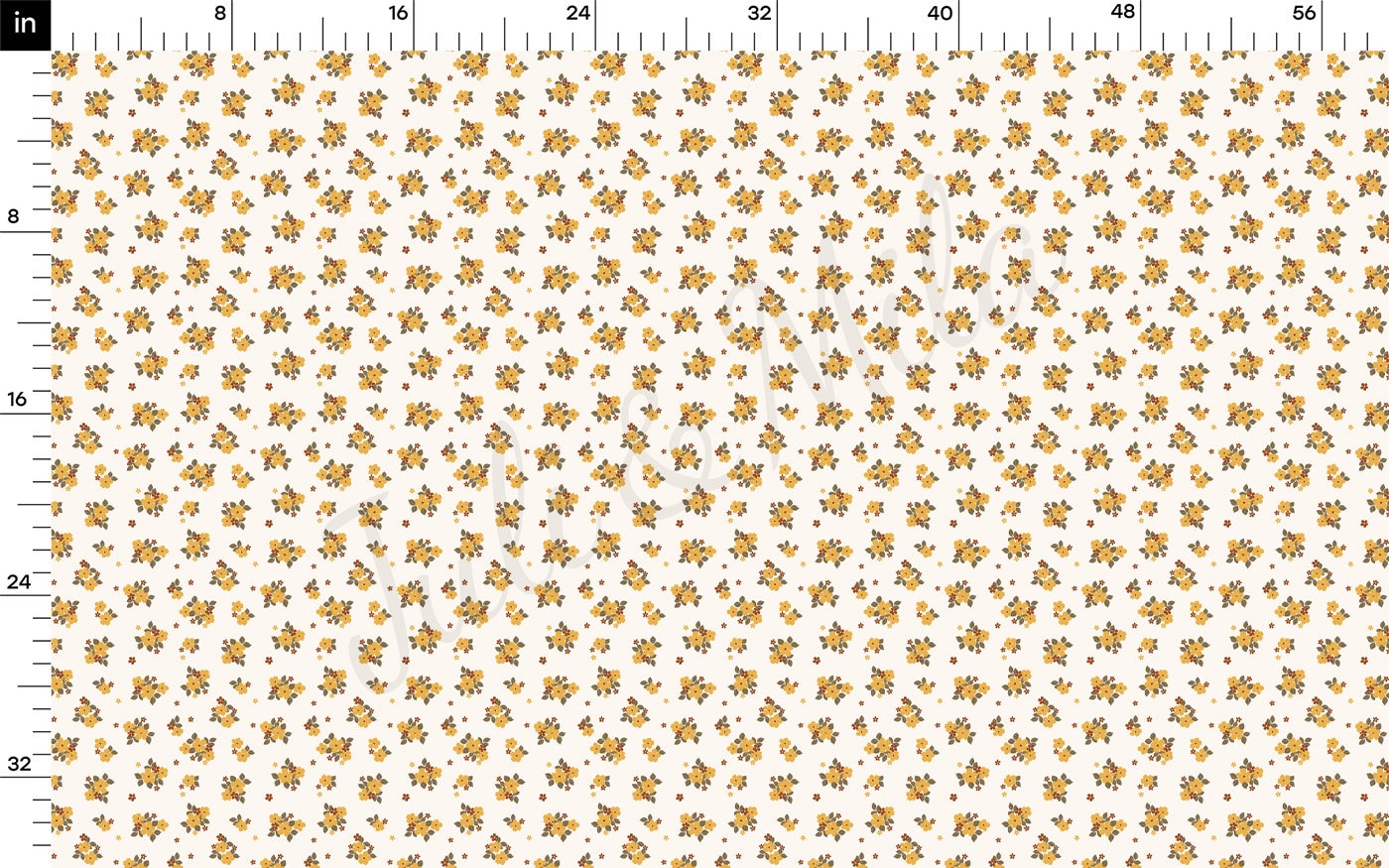 Floral DBP Fabric Double Brushed Polyester DBP2179