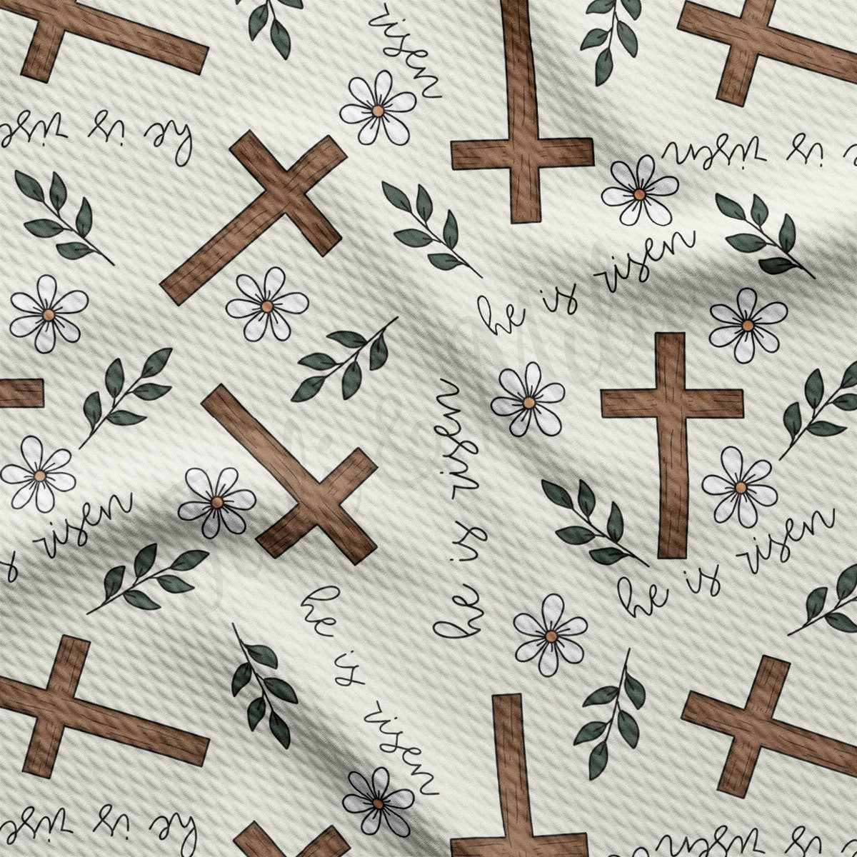 He is Risen Bullet Fabric AA2215 Easter