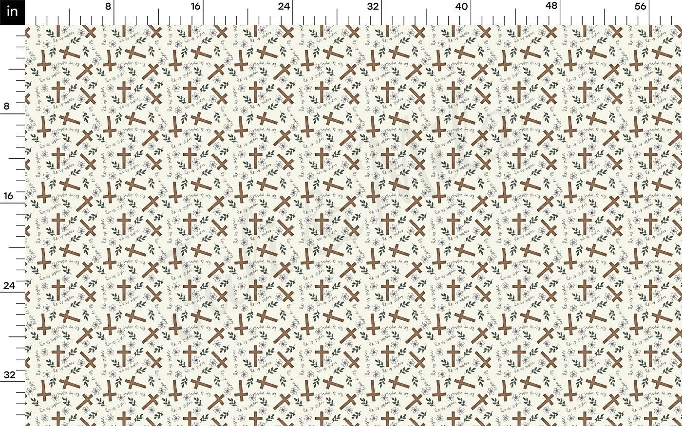 He is Risen Bullet Fabric AA2215 Easter