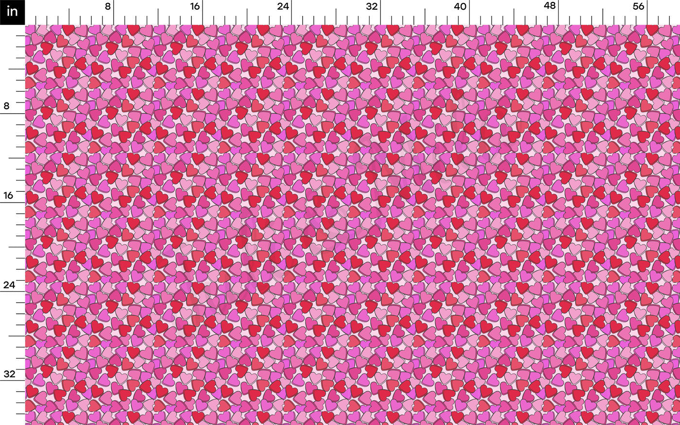 Rib Knit Fabric  RBK2222 Valentine's Day