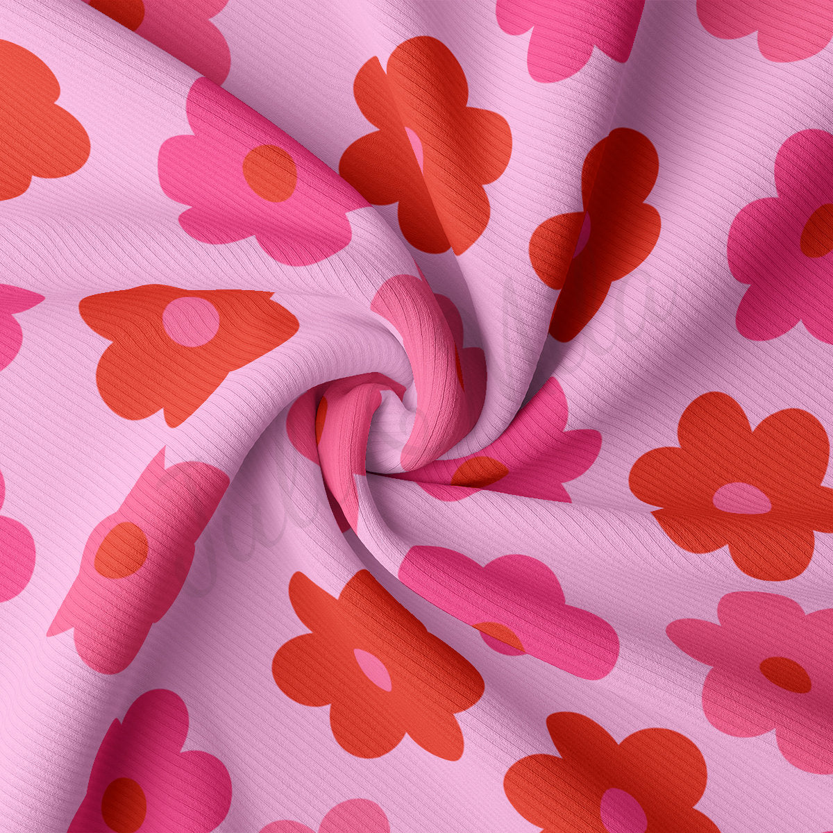 Rib Knit Fabric RBK2234 Valentine's Day