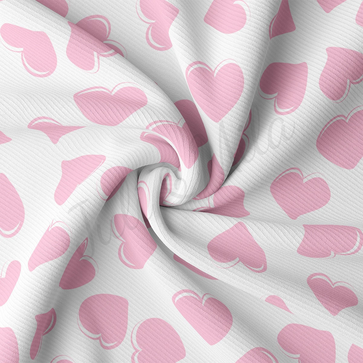 Rib Knit Fabric RBK2234 Valentine's Day