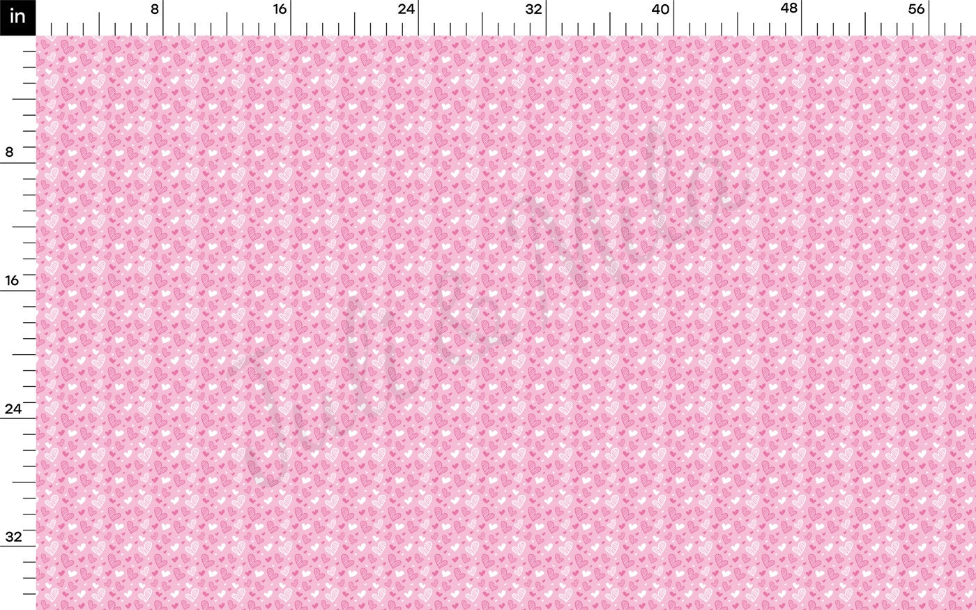 Rib Knit Fabric RBK2236 Valentine's Day