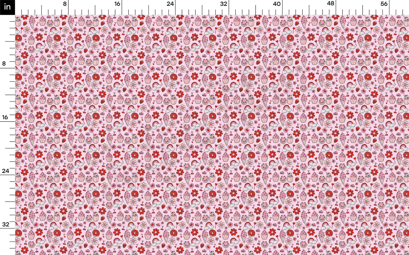 Rib Knit Fabric RBK2243 Valentine's Day