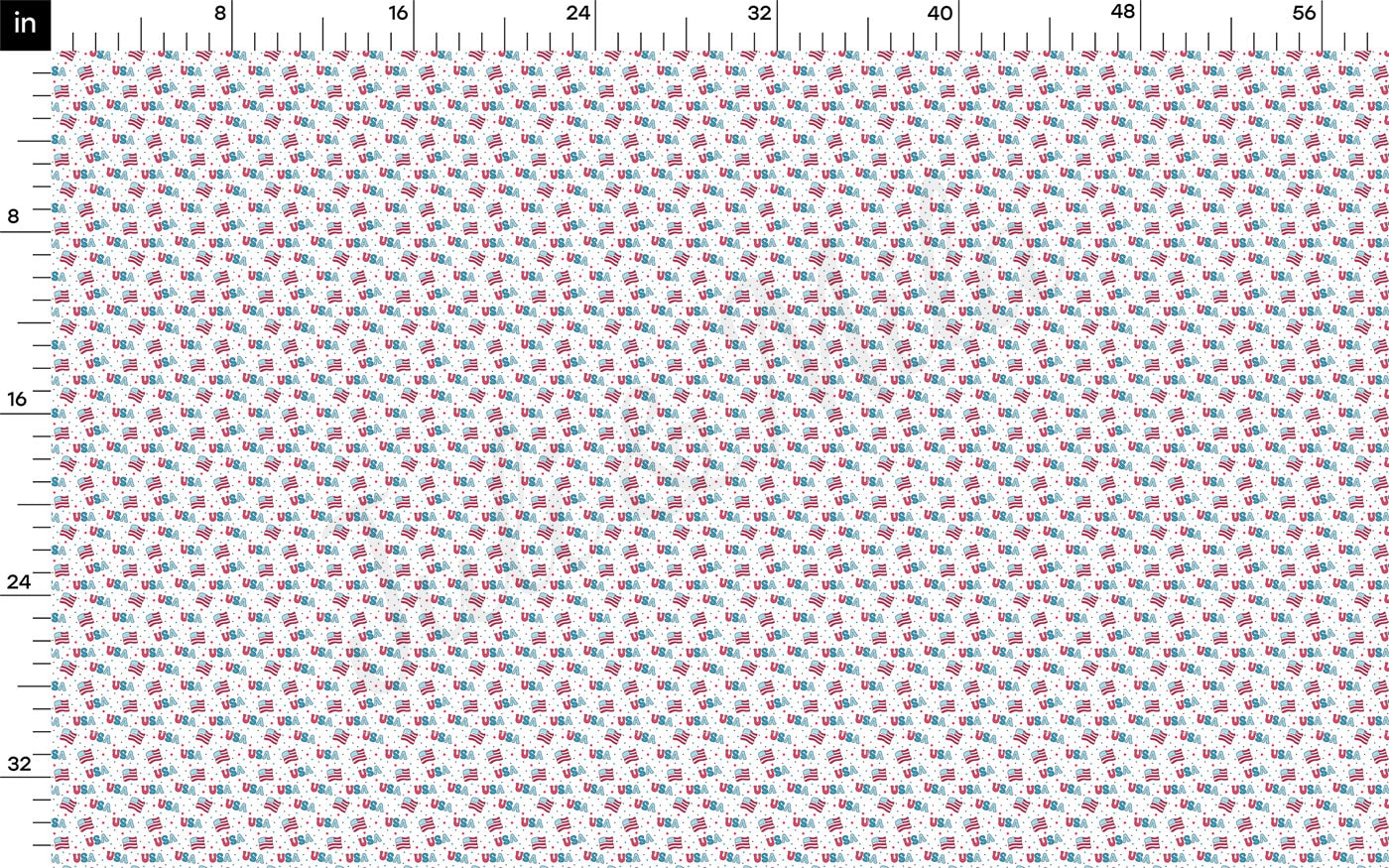 DBP Fabric Double Brushed Polyester DBP2295 4th of July Patriotic