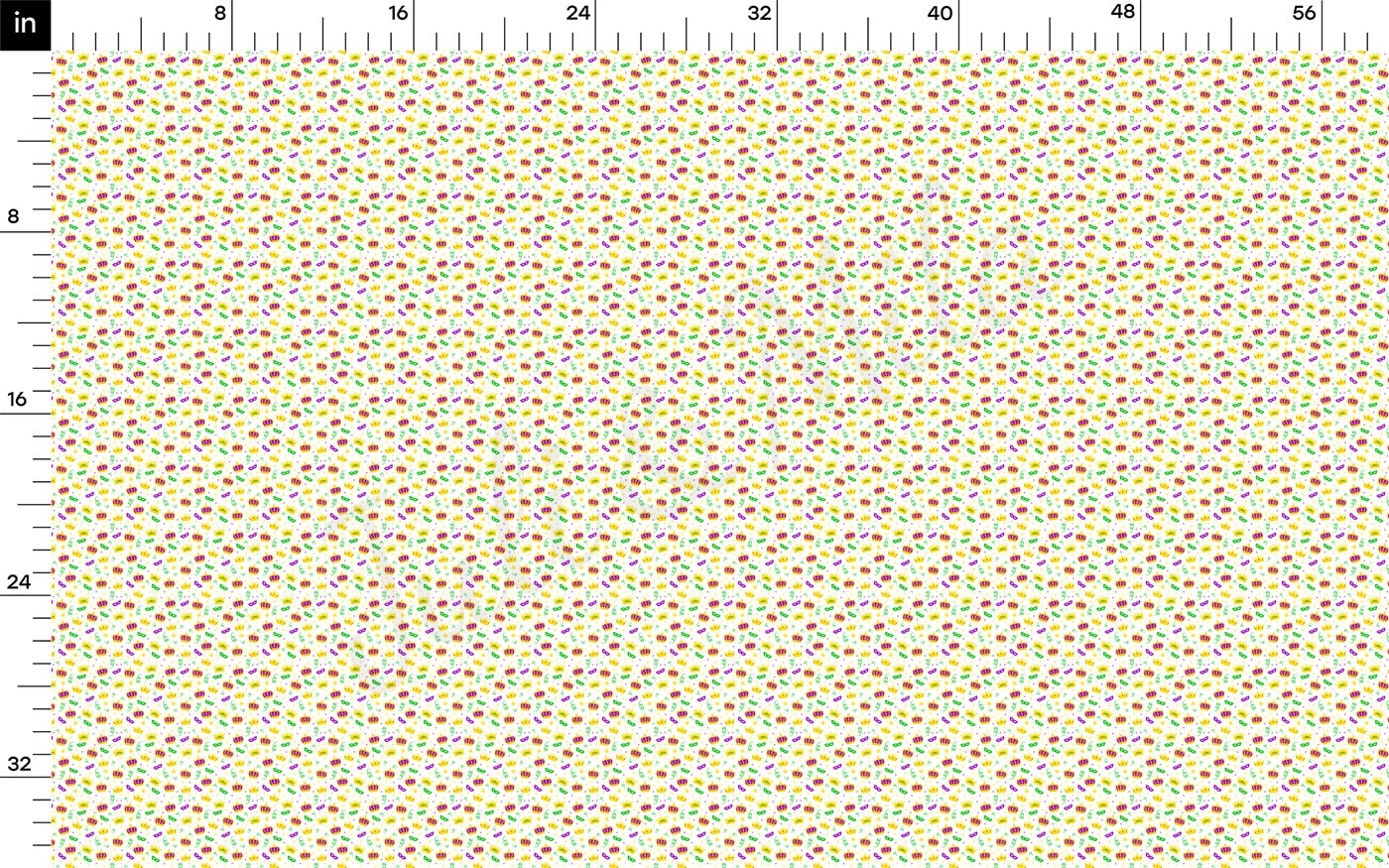 100% Cotton Fabric CTN2347 Mardi Gras