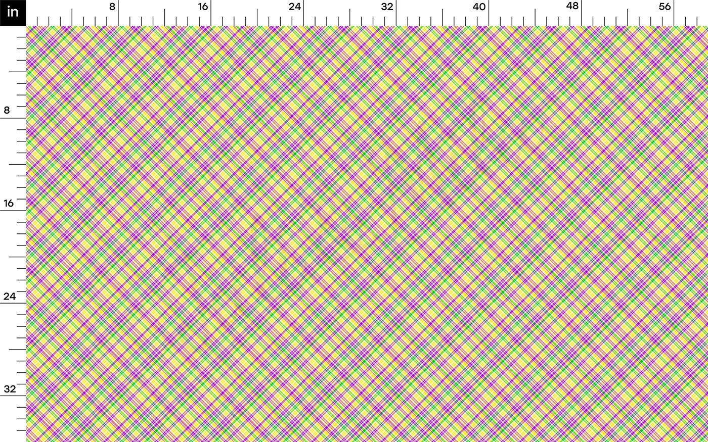 DBP Fabric Double Brushed Polyester DBP2350 Mardi Gras