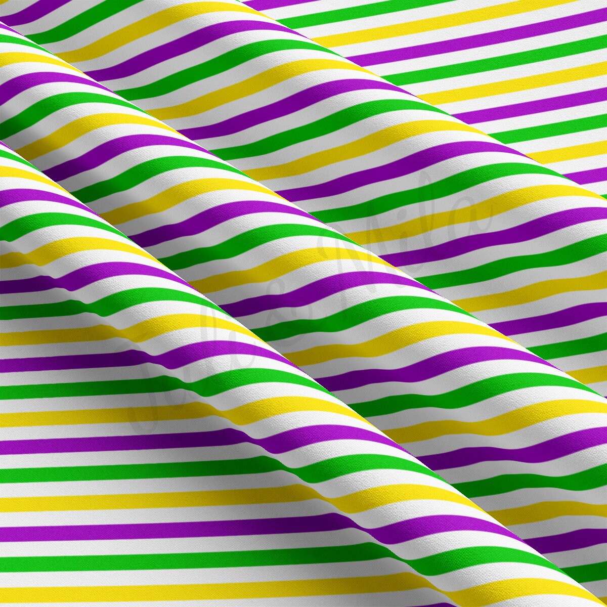 DBP Fabric Double Brushed Polyester DBP2355 Mardi Gras