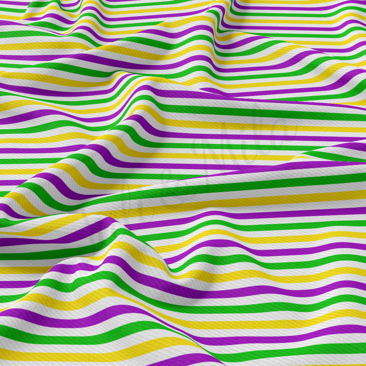 DBP Fabric Double Brushed Polyester DBP2355 Mardi Gras