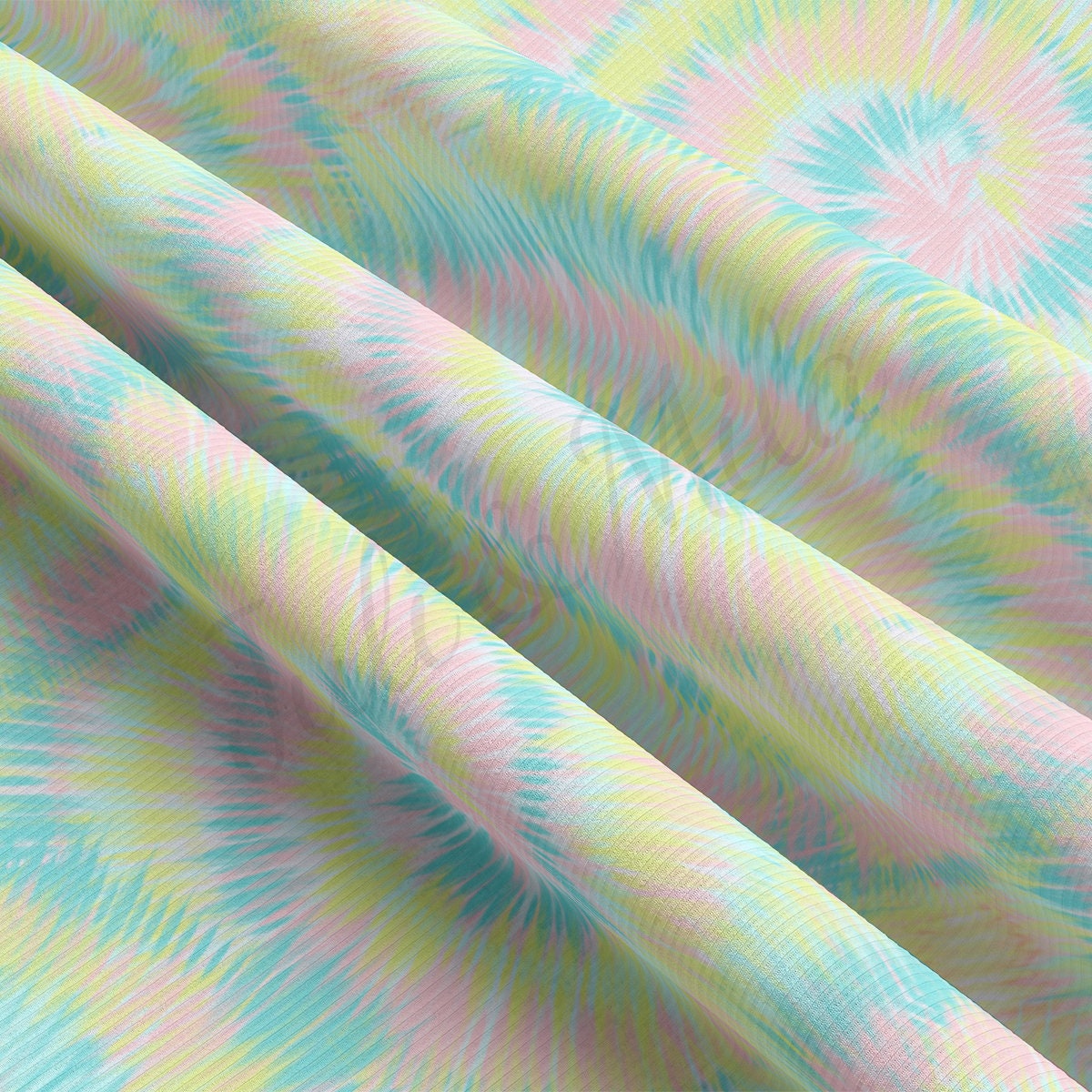 Rib Knit Fabric RBK2261 Tie Dye