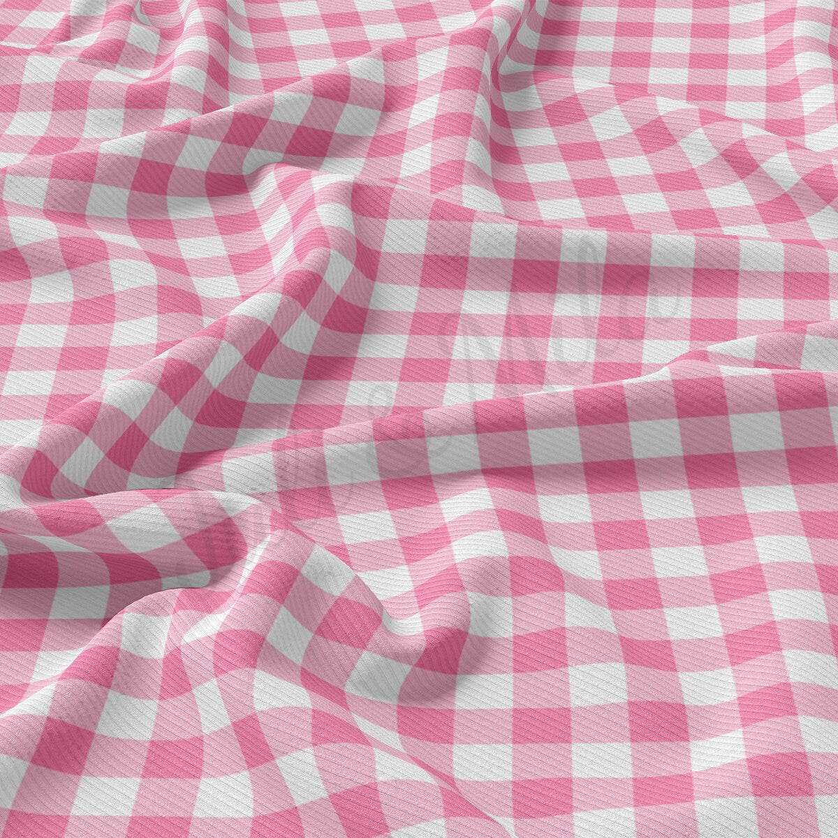 Rib Knit Fabric RBK2406 Gingham