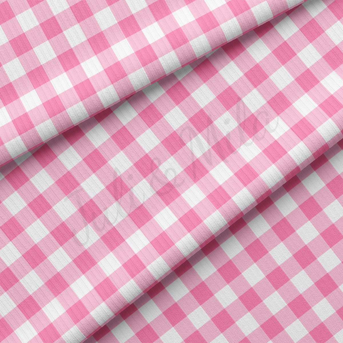 Rib Knit Fabric RBK2406 Gingham