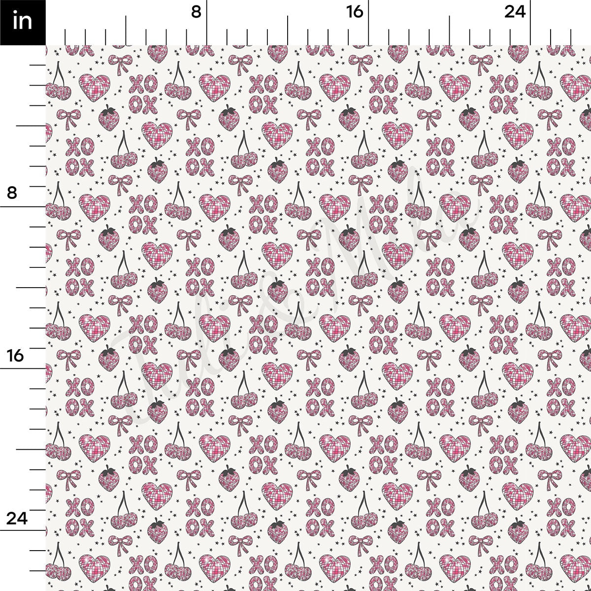 100% Cotton Fabric CTN2302 Valentine's Day