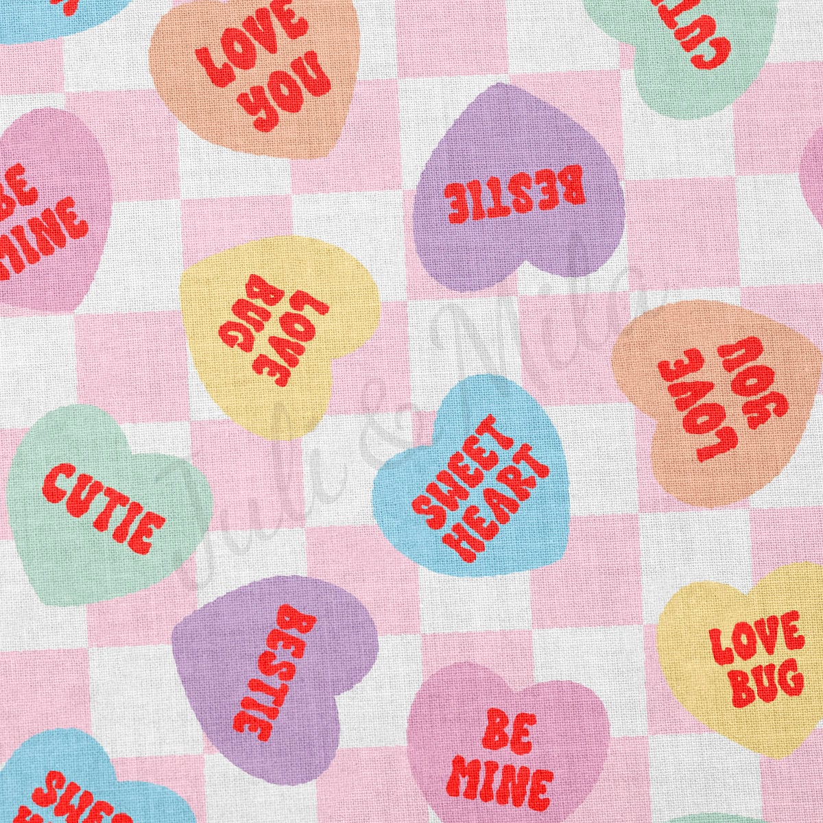 100% Cotton Fabric CTN2305 Valentine's Day