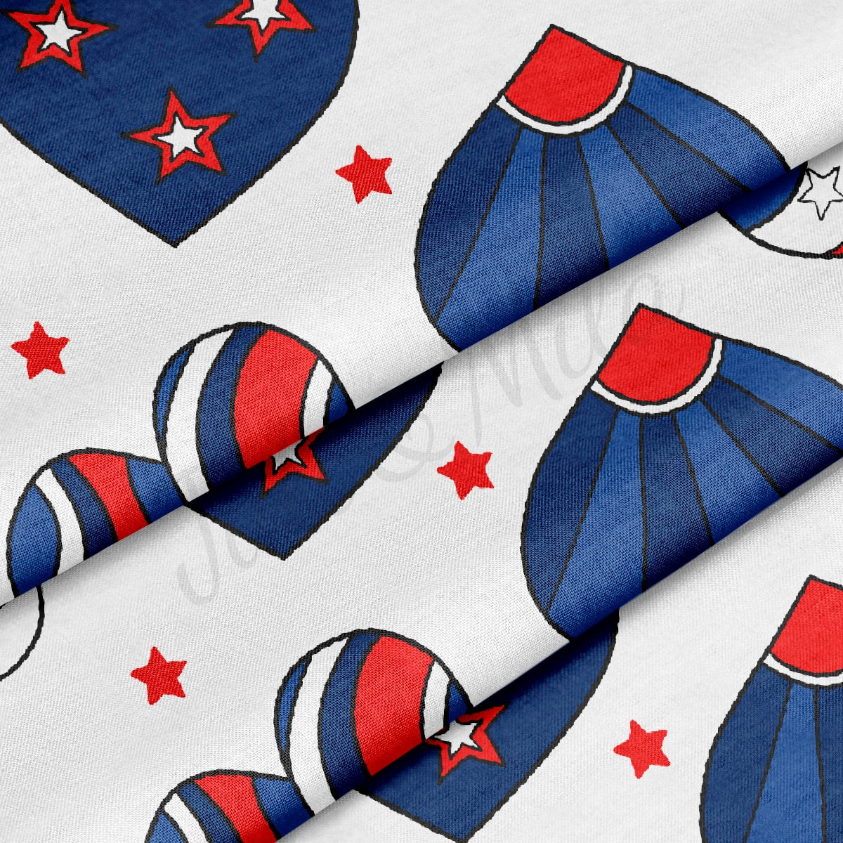 100% Cotton Fabric CTNPT16 4th of July Patriotic