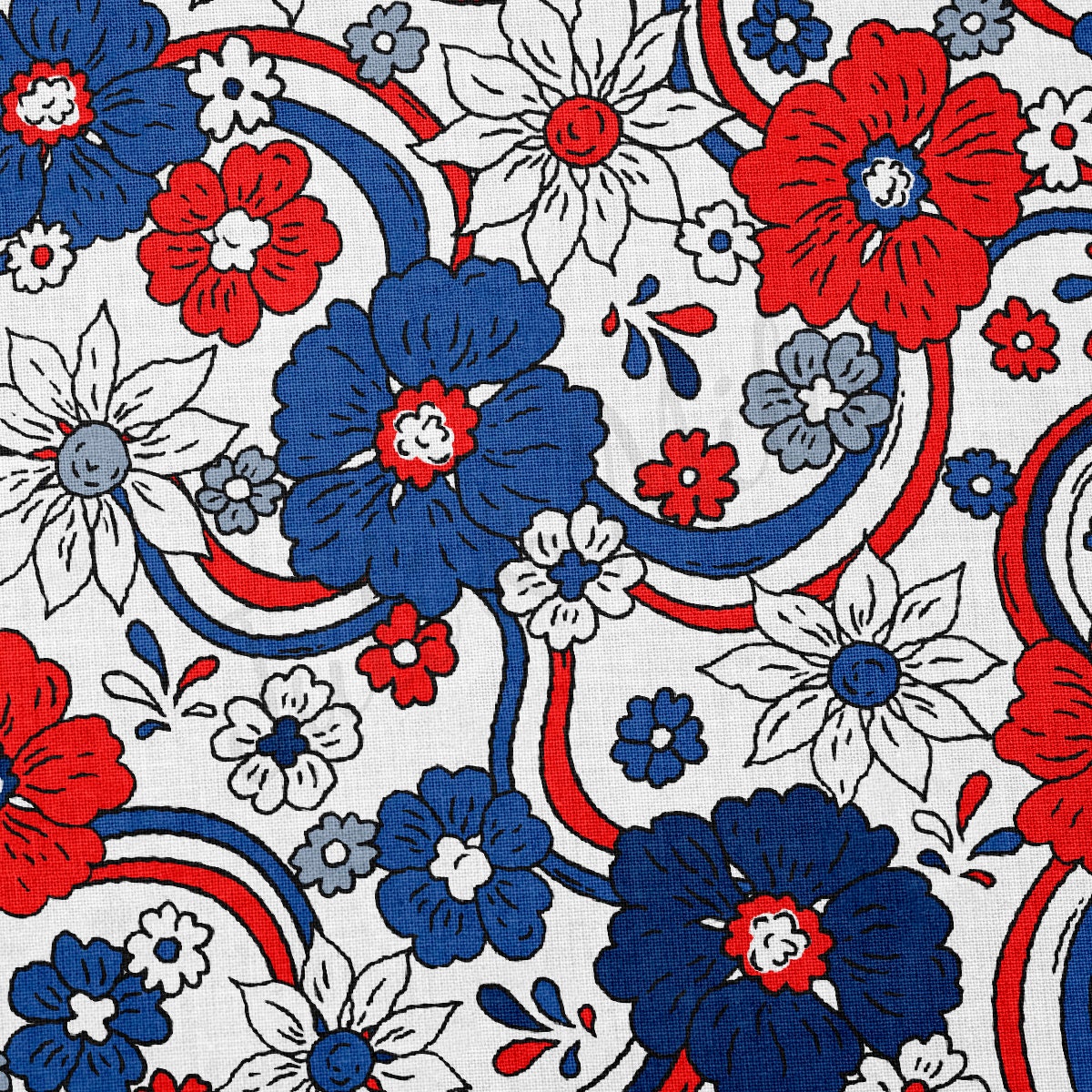 100% Cotton Fabric CTNPT8 4th of July Patriotic