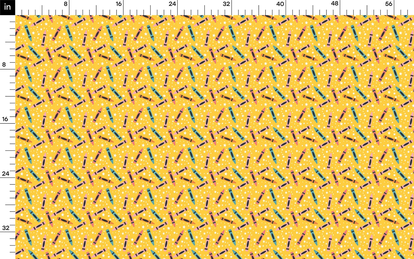 100% Cotton Fabric CTN2362 Back to School