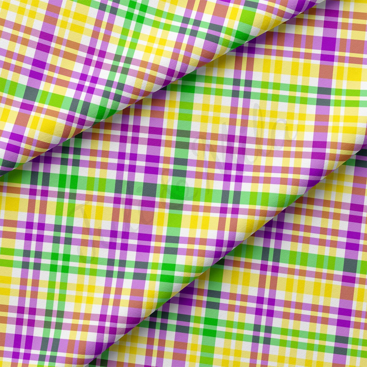 DBP Fabric Double Brushed Polyester DBP2350 Mardi Gras