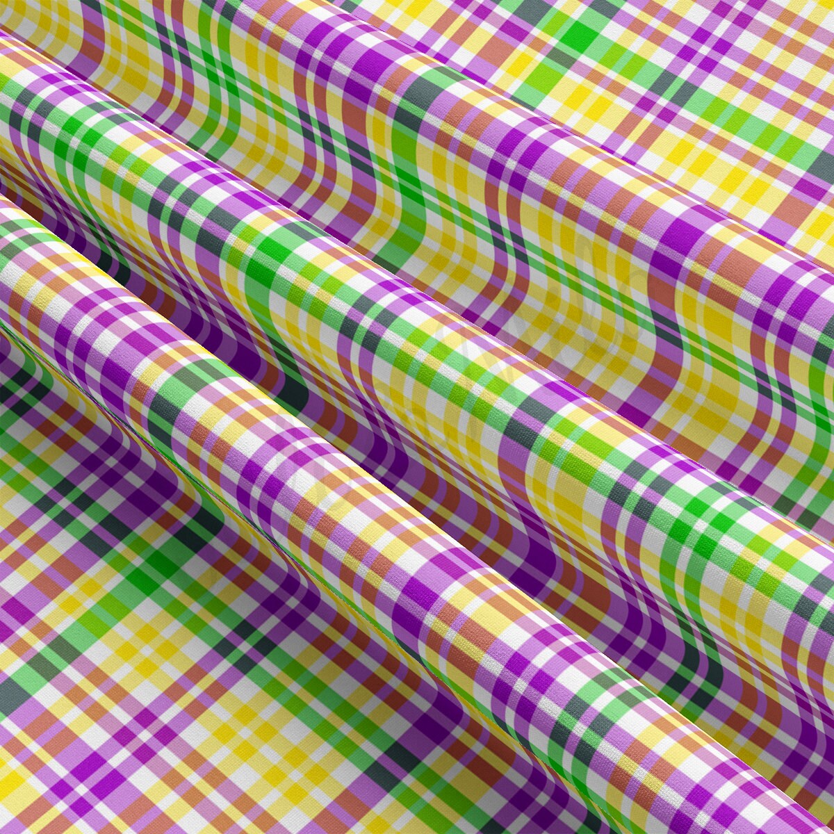 DBP Fabric Double Brushed Polyester DBP2350 Mardi Gras