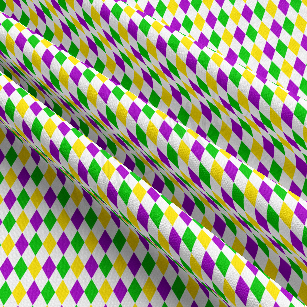 DBP Fabric Double Brushed Polyester DBP2352 Mardi Gras