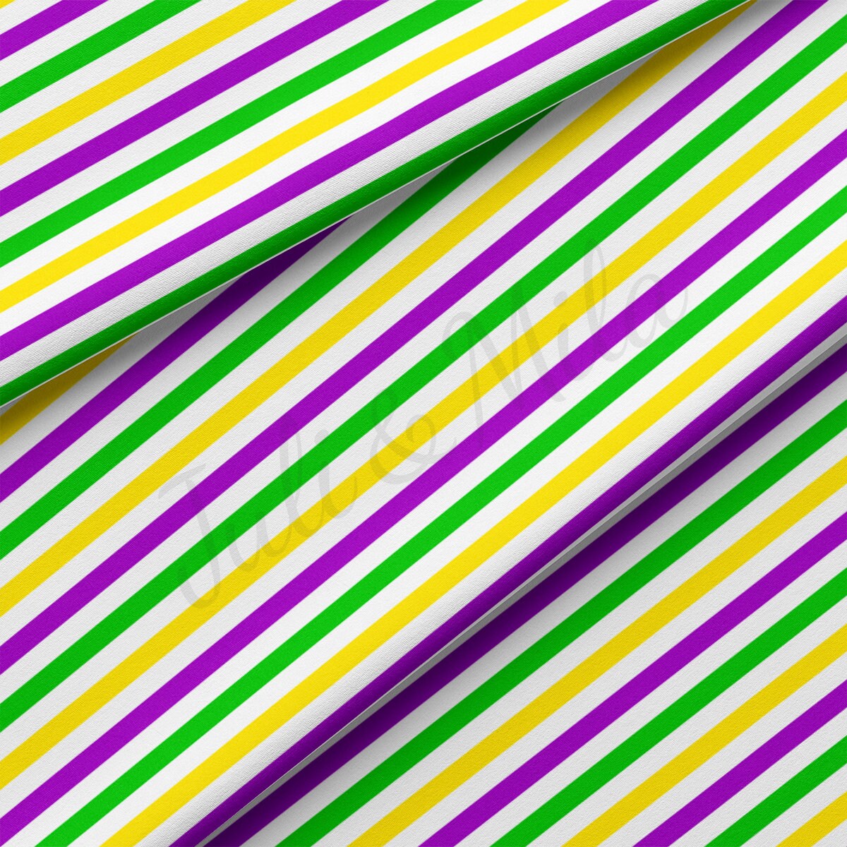 DBP Fabric Double Brushed Polyester DBP2355 Mardi Gras