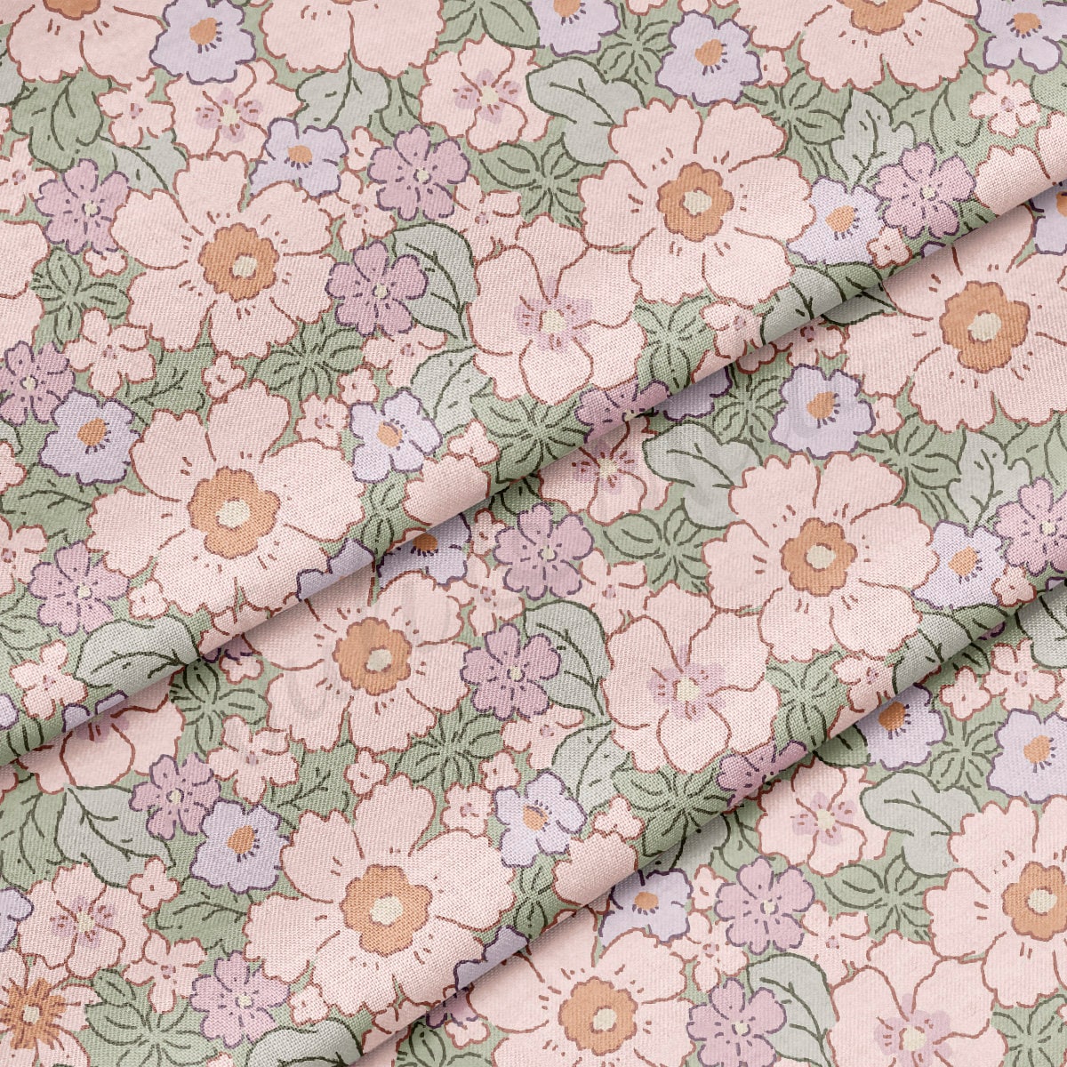 100% Cotton Fabric CTN2444 Floral