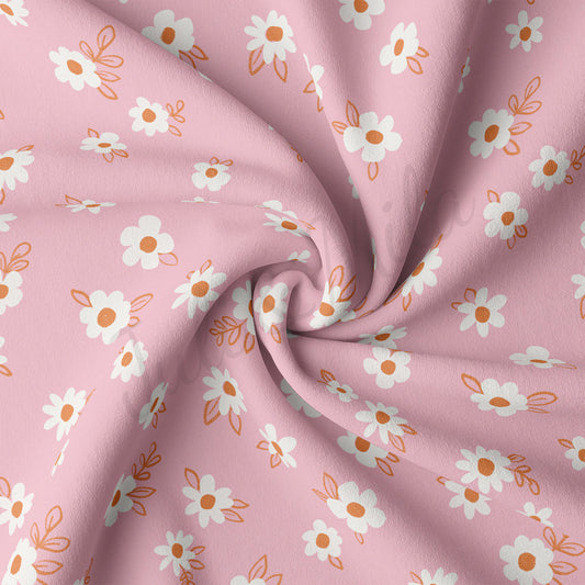 DBP Fabric Double Brushed Polyester DBP2457 Floral