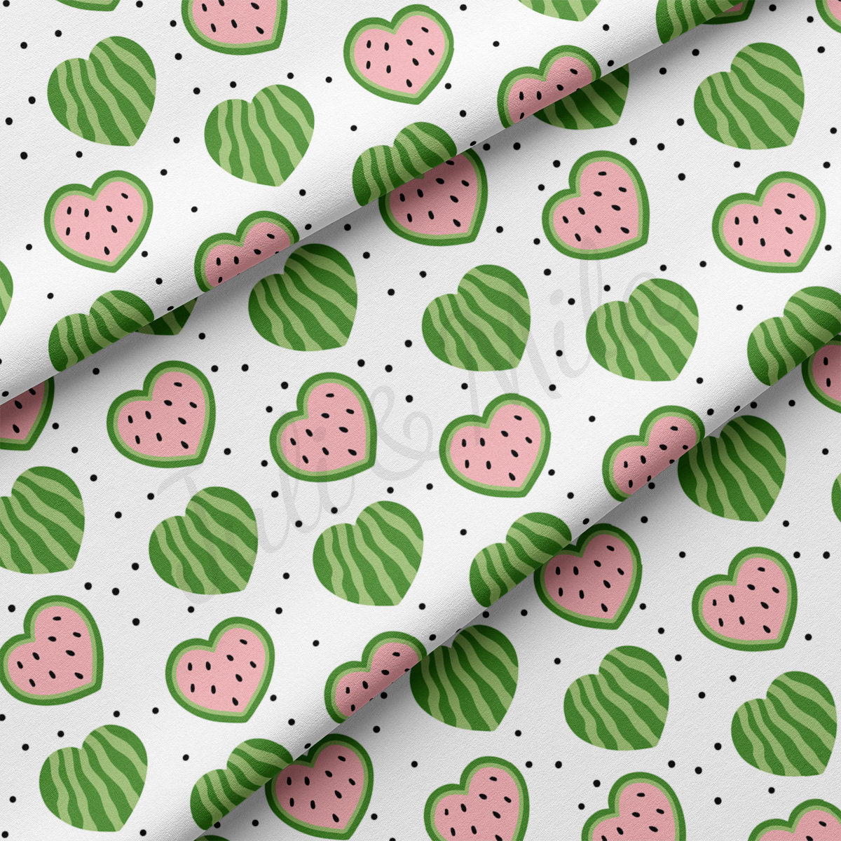 DBP Fabric Double Brushed Polyester DBP2482 Watermelon