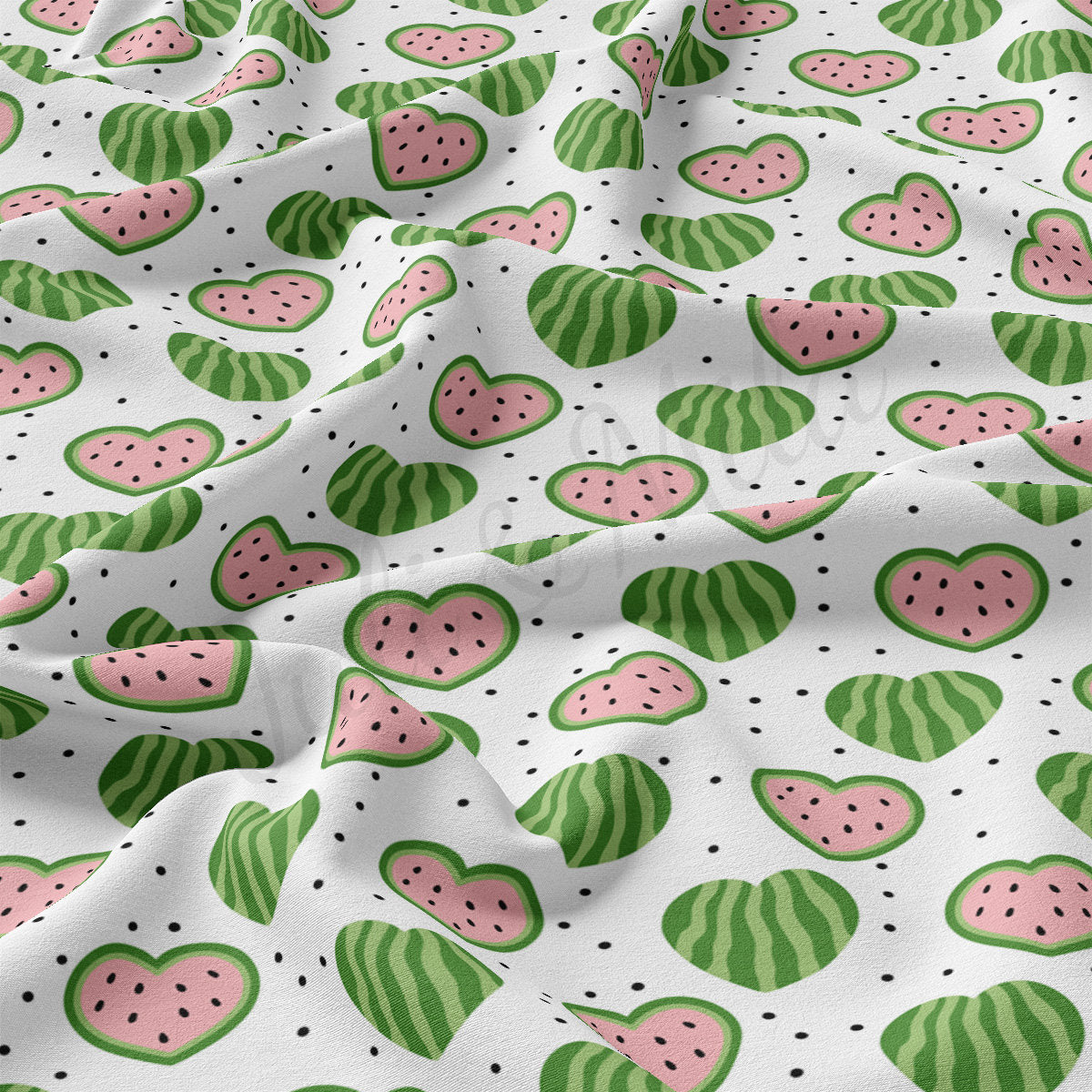 DBP Fabric Double Brushed Polyester DBP2482 Watermelon