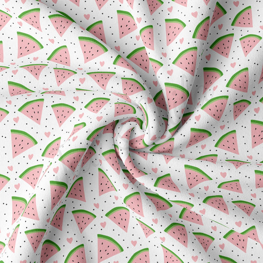 DBP Fabric Double Brushed Polyester DBP2485 Watermelon