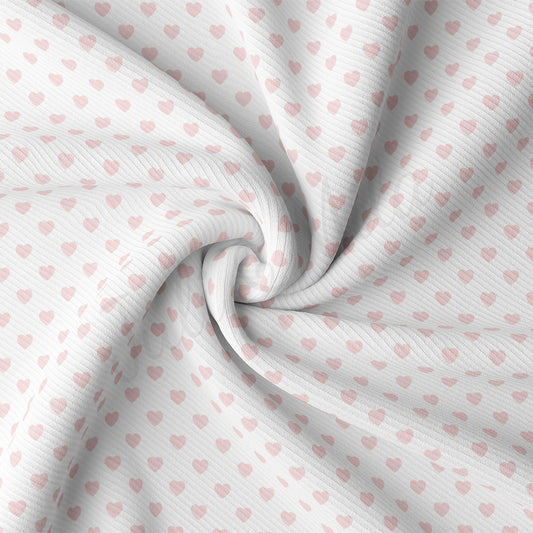 Rib Knit Fabric RBK2446 Valentine's Day