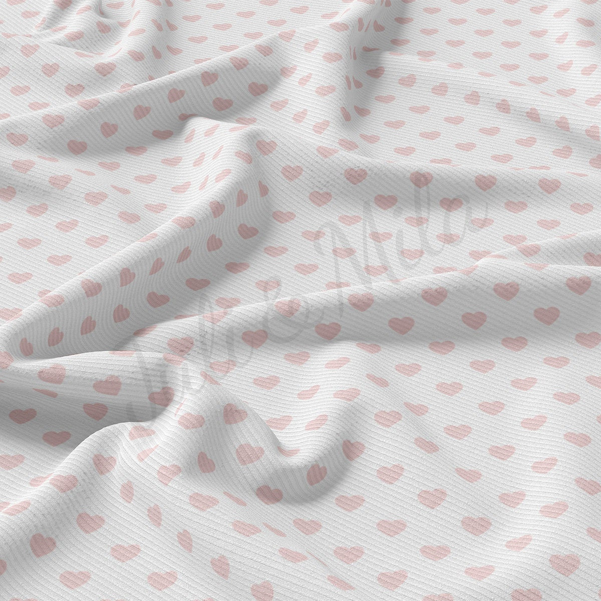 Rib Knit Fabric RBK2446 Valentine's Day