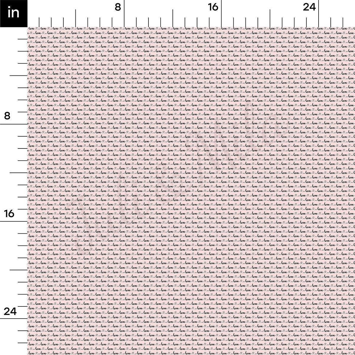 Rib Knit Fabric RBK2451 Valentine's Day