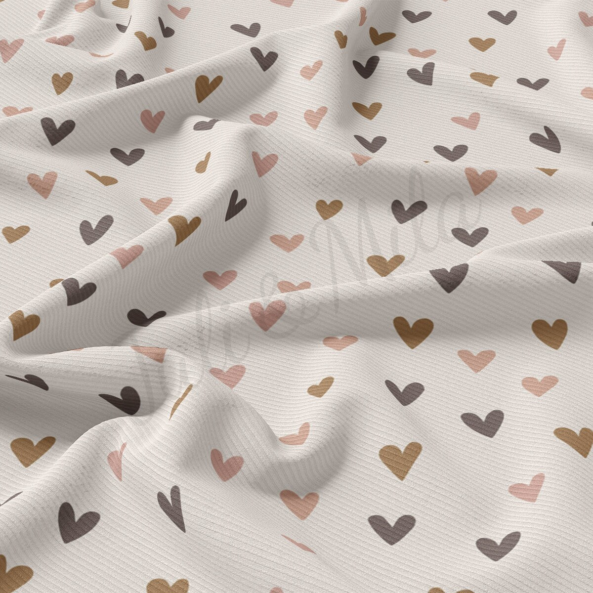 Rib Knit Fabric  RBK2454 Valentine's Day